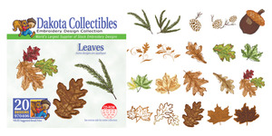 Dakota Collectibles 970406 Leaves Multi-Formatted CD Embroidery Machine Designs