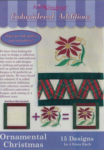 52381 Anita Goodesign 174MAGHD Ornamental Christmas Embroidered Additions Design CD