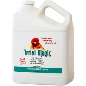 Terial Magic TM11003, TA11003 Spray on Fabric Stiffener Stiffening  Stabilizer Spray Solution, Gallon Jug Refill Bottle - New Low Price! at