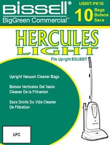 Bissell U500T-PK10 10 Pack of Bags for BGU500T Big Green Vacuum Cleaner
