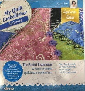 DIME Inspirations MQE My Quilt Embellisher Software (Floriani My Decorative Quilter+) (comparable to former My Decorative Quilter+)