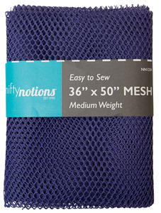 52638: Nifty Notions NN1234 Mesh Netting Fabric Medium Weight, Purple 36" x 50"