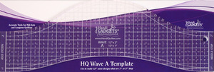 Handi Quilter HG00608 1-2" Deep Wave Ruler A 12" Long, 1/4" Thick, for Hopping Foot