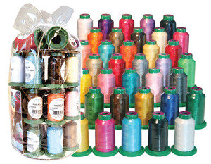 24 Colors Sewing Thread Assortment Cotton Spools Thread Set for
