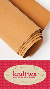 C&T Publishing CT20211 Kraft-Tex Paper Fabric Natural  18" x 1.63 yard roll, looks, feels, and wears like leather