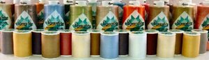 A&E Signature Cotton Quilting Thread Rack 450 spools at 700 Yards each 96 solid colors, 54 variegated, x 3 spools each, 40wt