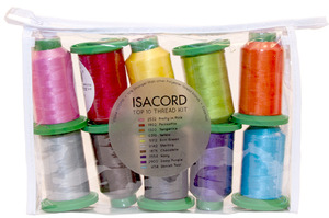 Isacord, ISTOP10, Top, 10, Colors, 1100Yd, Cones, Embroidery, Thread, 40wt