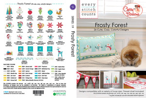 Every Stitch Counts ESC-Q8 Frosty Forest ESC 26 Embroidery Designs CD by Cherry Guidry