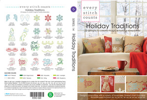 Every Stitch Counts ESC-Q3 ESC Holiday Traditions 2013 Multiformat Embroidery Design CD