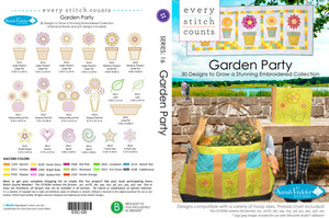 Every Stitch Counts ESC-Q5 ESC Garden Party 2014 Multiformat Embroidery Designs CD