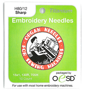 Brother SAEMB7511  Embroidery Needles, 75/11 Size - Brother