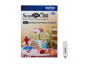 62041: Brother ScanNCut CAUSB4 No.4 USB 3D Paper Craft Pattern Collection USB