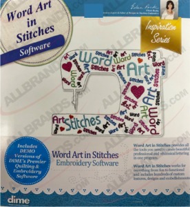 62075: DIME DEC-Wordart #87 Word Art In Stitches Embroidry Lettering Software