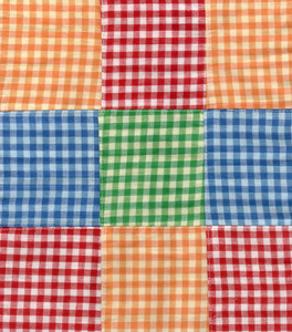 Fabric Finders 15 Yd Bolt 10.67 A Yd Cotton Patchwork 16 Multi Colored 100% 45" Pima Cotton Fabric