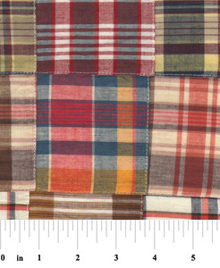 Fabric Finders 15 Yd Bolt 10.67 A Yd Cotton Patchwork #52 Multi Colored 100% 45" Pima Cotton Fabric
