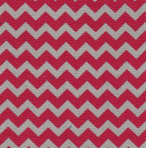 Fabric Finders 15 Yd Bolt 9.33 A Yd 1458 Red/Grey Chevron 100% Pima Cotton Fabric 60 inch