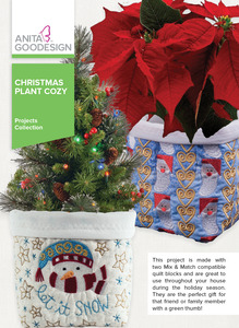 Anita Goodesign PROJ91 Christmas Plant Cozy Project Collection