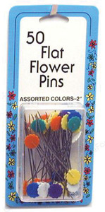 Collins w-135 Flat Flower Pins 2in 50ct