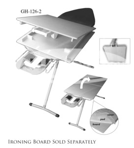 63106: Iron EZ GH126-2 Super Big Board II 24x48" Folding Ironing Extension Table