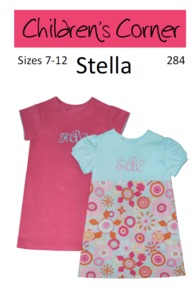 Children's Corner, CC284, Stella, Sewing Pattern, Sizes 7-10, Children's patterns, Classic Children's sewing patterns