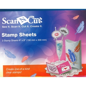 Brother ScanNCut CASTPS1 3Pk Stamp Sheets 6x8" for CASTPKIT1 Start Kit