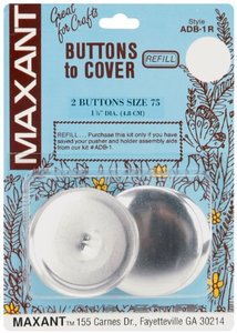Maxant Buttons to Cover Button Refill-Size 75 1-7/8" 2 Ct.