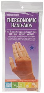Thergonomic 0607 Hand-Aids Lycra Nylon Spandex Support Gloves, 1 Pair Extra Large