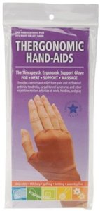 Thergonomic 040636 Hand-Aids Lycra Nylon Spandex Support Gloves, 1 Pair Small
