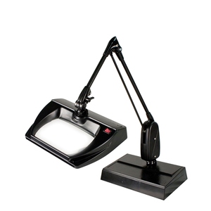 Dazor, Magnifier, magnification, light, stretch view, build, your, own, multiple, options, floating, arm, clamp, custom, magnifier, lens, desk, square, castor, wheels, stationary, mobile