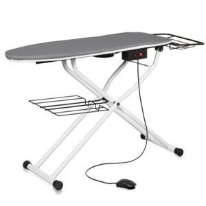 Reliable, 500VB,  C81, c88, reliable PA012/1, c81, PA012/1, PA0121, ironing board, Vacuum Up-Air, Pressing Table, Reliable C81 Foot Pedal Down Air Vacuum & Up Air Blowing Board, Heated Ironing Table, 49"x16", Galvanized Steel Mesh, Iron Basket & Fabric Tray, ITALY
