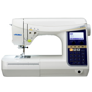 65609: Juki HZLDX7 287 Stitch Computer Sewing Machine, 4 Fonts, 16 BH's, Auto Thread & Trim, Start Stop, Needle Up Down, Drop Feed, Case, 12 Feet, SS Plate