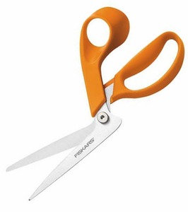 Fiskars 8in F1995 Razor Edge Fabric Scissors Shears Bent Trimmers for Table  top Cutting at