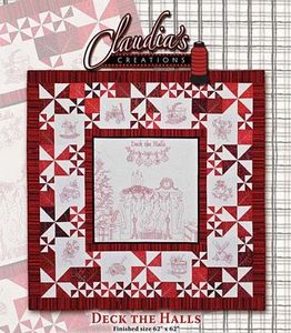 Claudia's Creations HD60988 Embroidery Deck the Hall Hand Sewing Pattern