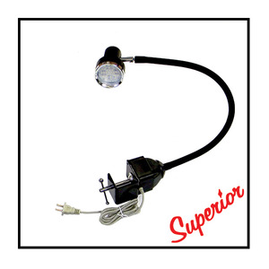 Superior, LDA-830G, LED, Gooseneck, C-Clamp, Superior LDA-830G, 30-LED Bulbs 24in Gooseneck Lamp with C-Clamp, 3 Levels of Brightness