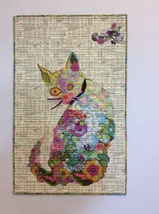 79969: Fiberworks FWLHPUR Purrfect Cat Collage Sewing Pattern 21x35