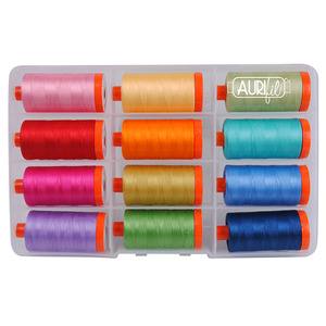80162: Aurifil CW50PQC12 Piece & Quilt Collection: Colors by Christa Watson Quilts