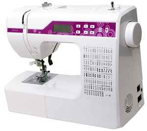 Gold star,  Heureux, 2600A, Domestic, Sewing, Machine, 200, Built-In, Stitches, 8, Styles, 1, Step, Button, hole, Back, light, LED, Twin, Needle, Adjustment, Security, Auto, Shut, Off, Top, Drop-in, Bobbin, System, Automatic, Needle, Threader, Free, Arm, Drop, Feed, System, Touch, Control