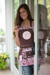 Embroidery Garden #47 Molly Made Apron Sewing Pattern on CD - Hardware Included