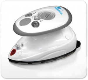 81614: SteamFast SF-717 Travel & Steam Iron, Home & Away, Dual Voltage, 7.5ft Cord