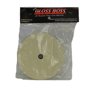 Pullman Holt B100327 Felt Pads 2 Pk for Gloss Boss Floor Polisher Cleaner