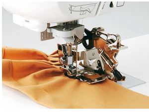 Brother Ruffler Foot Attachment. F078AP SA565, Brother, SA565, Ruffler, Foot, Brother SA565 Snap On Ruffler Attachment Foot Secures Tightly to Needle Clamp Extension for 7mm Stitch Width Machines, Less Side Play than SA143 NLASide Play than SA143 NLA