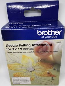 82128: Brother SA280 Needle Felting Attachment for XV and V Series Machines, Optional Replacement Needles