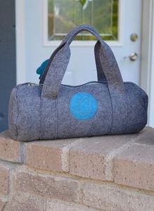 Bluefig BLDKG University Learn to Sew Kit: Li'l Duffle Bag, Lunar Grey