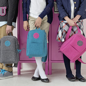 Bluefig BLRKBP, Li'l Ruck Backpack School Bag Learn to Sew Kit Bubblegum Pink