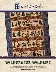 Lunch Box Quilts QP-WW-DD Wilderness Wildlife Embroidery Designs
