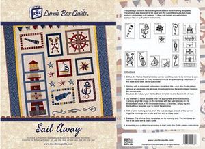 Lunch Box Quilts QPSADD Sail Away Embroidery Designs