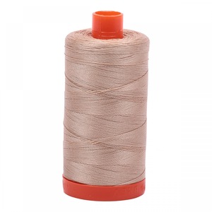 Aurifil MK50SC6-2314 Beige Cotton Mako Long Staple Quilting Thread 50wt 1422 Yard Spool