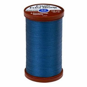 Coats & Clark Upholstery S964-4550, Solider Blue 15wt Thread 150yd Spools, Box of 3, 100% bonded nylon