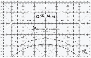 83373: QCR Mini SKW98 Sew Kind of Wonderful Quick Curve Ruler 5in x 8in