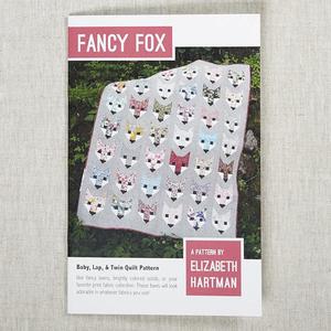 Elizabeth Hartman Pattern - Fancy Fox - Quilt Patttern in 3 sizes